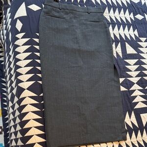 Aritzia Gray Maxi Skirt